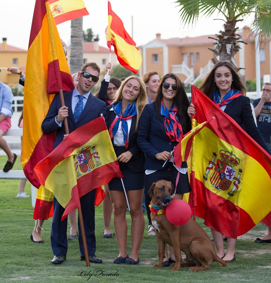 Antonio Laiz Zandio en el Campeonato de Europa de Doma Cl&aacute;sica
